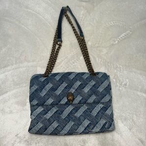 LARGE DENIM KENSINGTON BAG